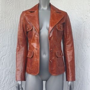 AMERICAN BASE LADIES VINTAGE LUXURY GENUINE GRADE A+ LEATHER JACKET (PAKISTAN)